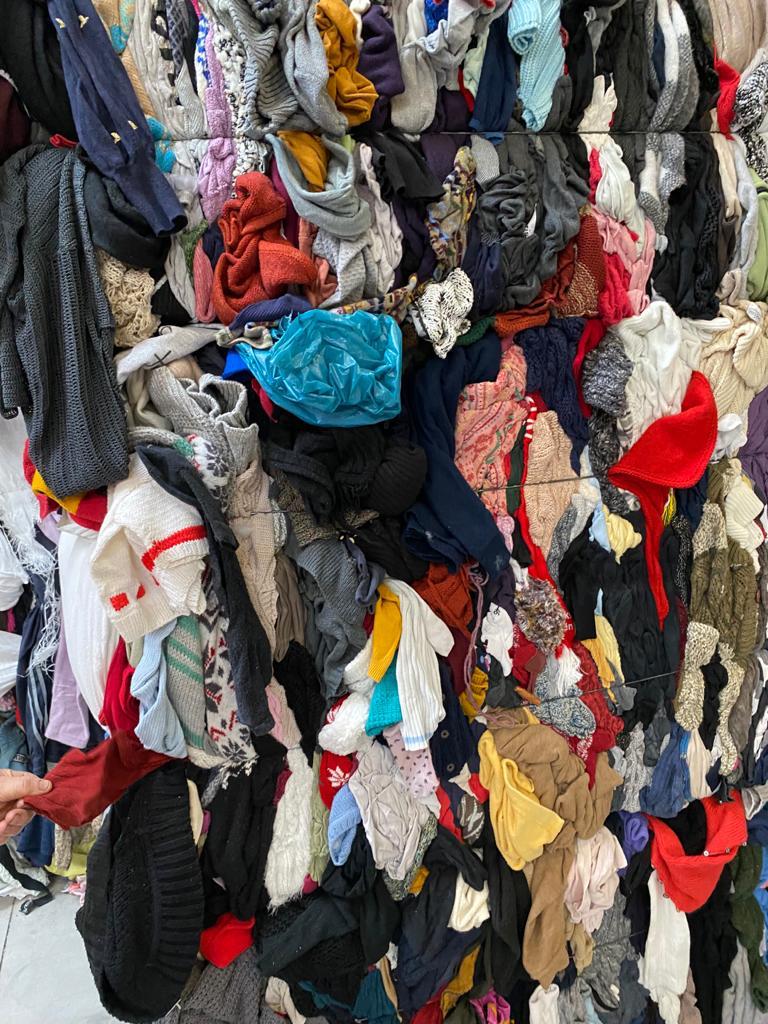 Mutilated Sweater Rags  waste management